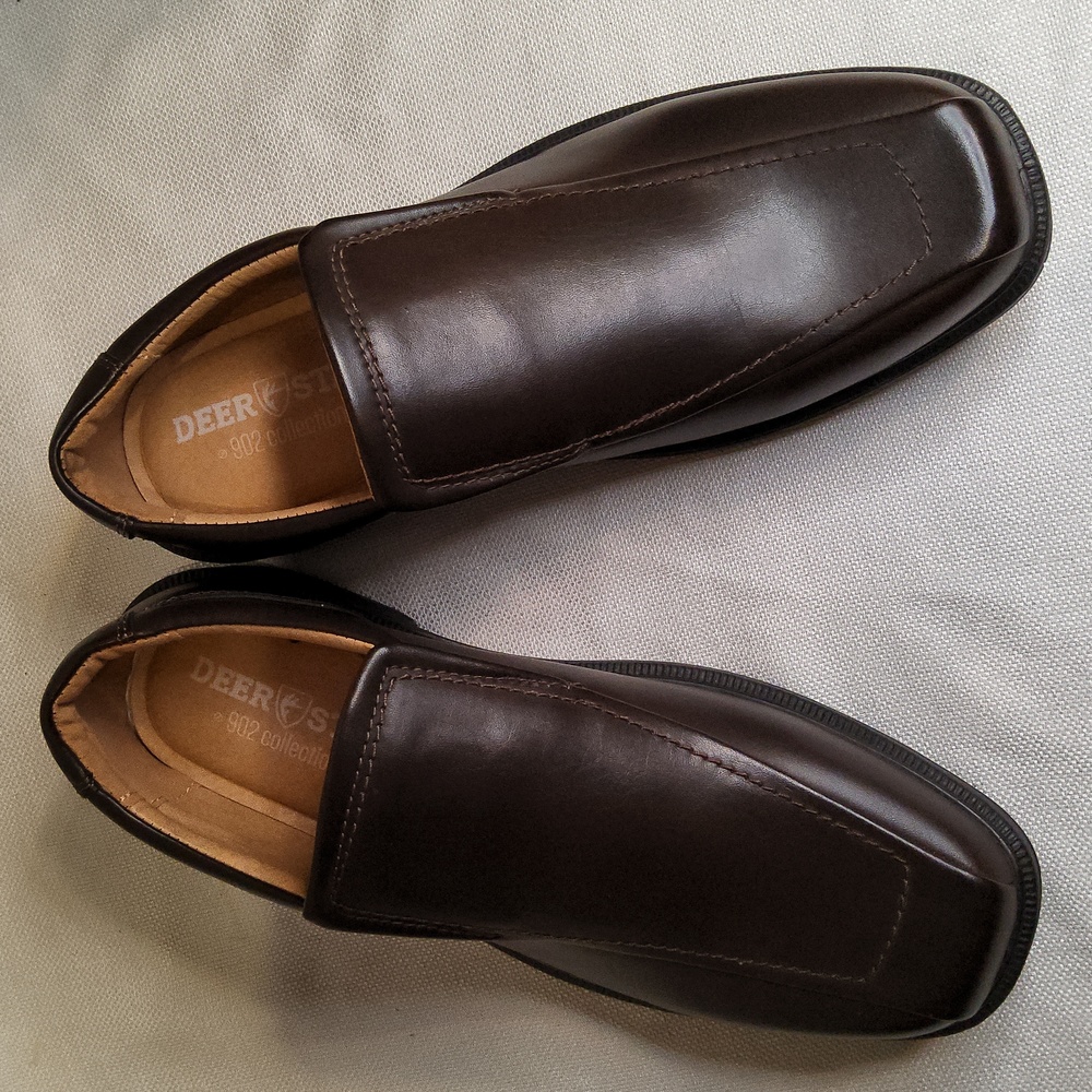 Deer stags slip on shoes loafers Greenpoint 12 W vegan